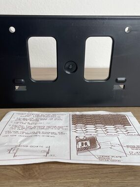 Front License Plate Bracket for 2020-2022 Toyota Corolla | OEM 52114-02200